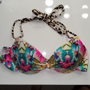 VS floral push up swim bikini top